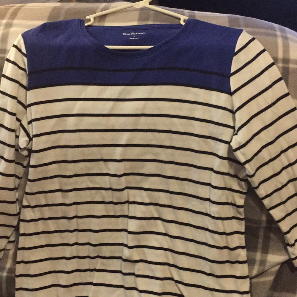 Striped pull over shirt